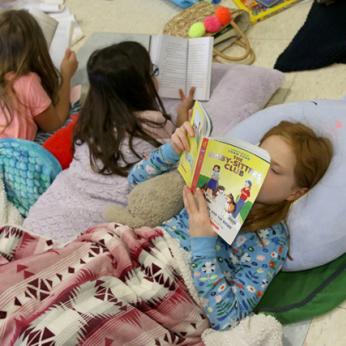 Second Grade Read-a-Thon at Belmont Day School
