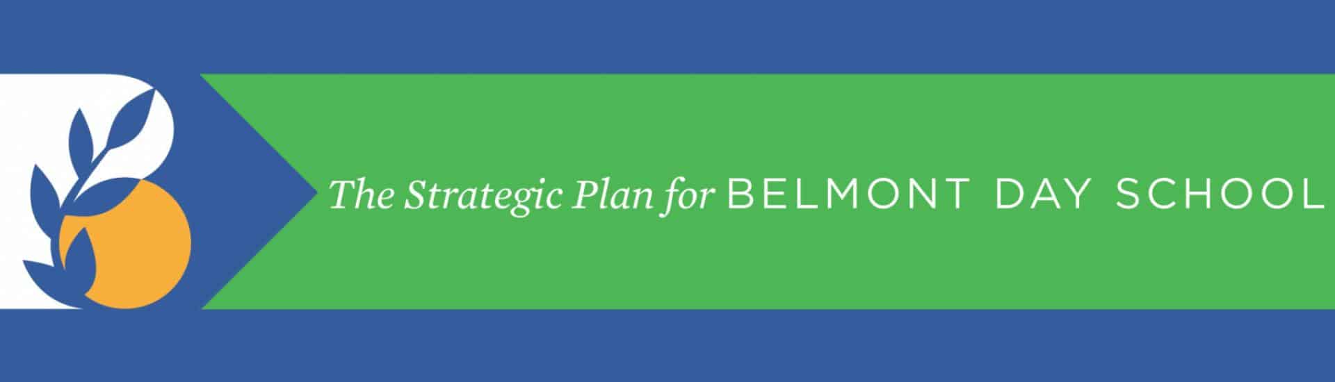 The Strategic Plan for Belmont Day School banner text
