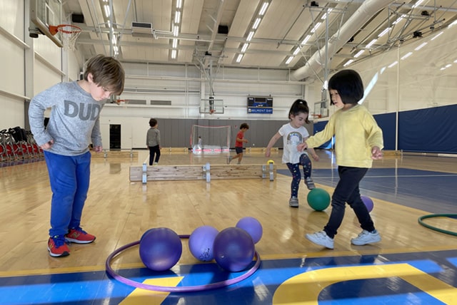 Pre-k students get into the fun of the fall soccer unit