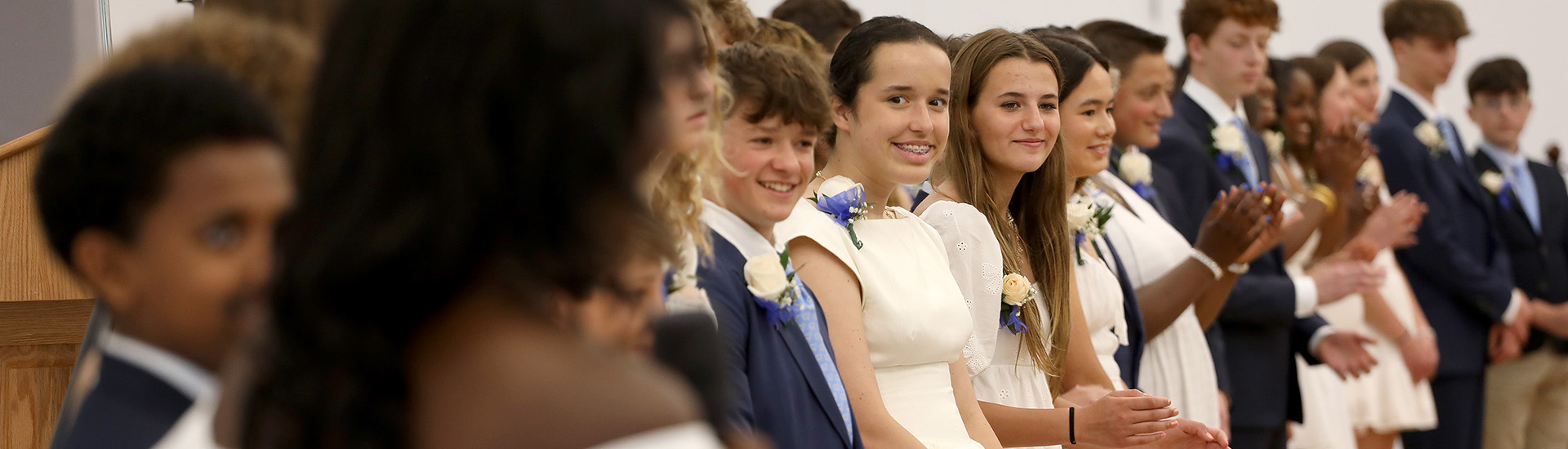Members of the Class of 2025 present their Lifted Line Poem